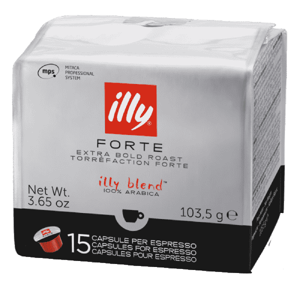 Café Illy MPS Forte 15 Cápsulas