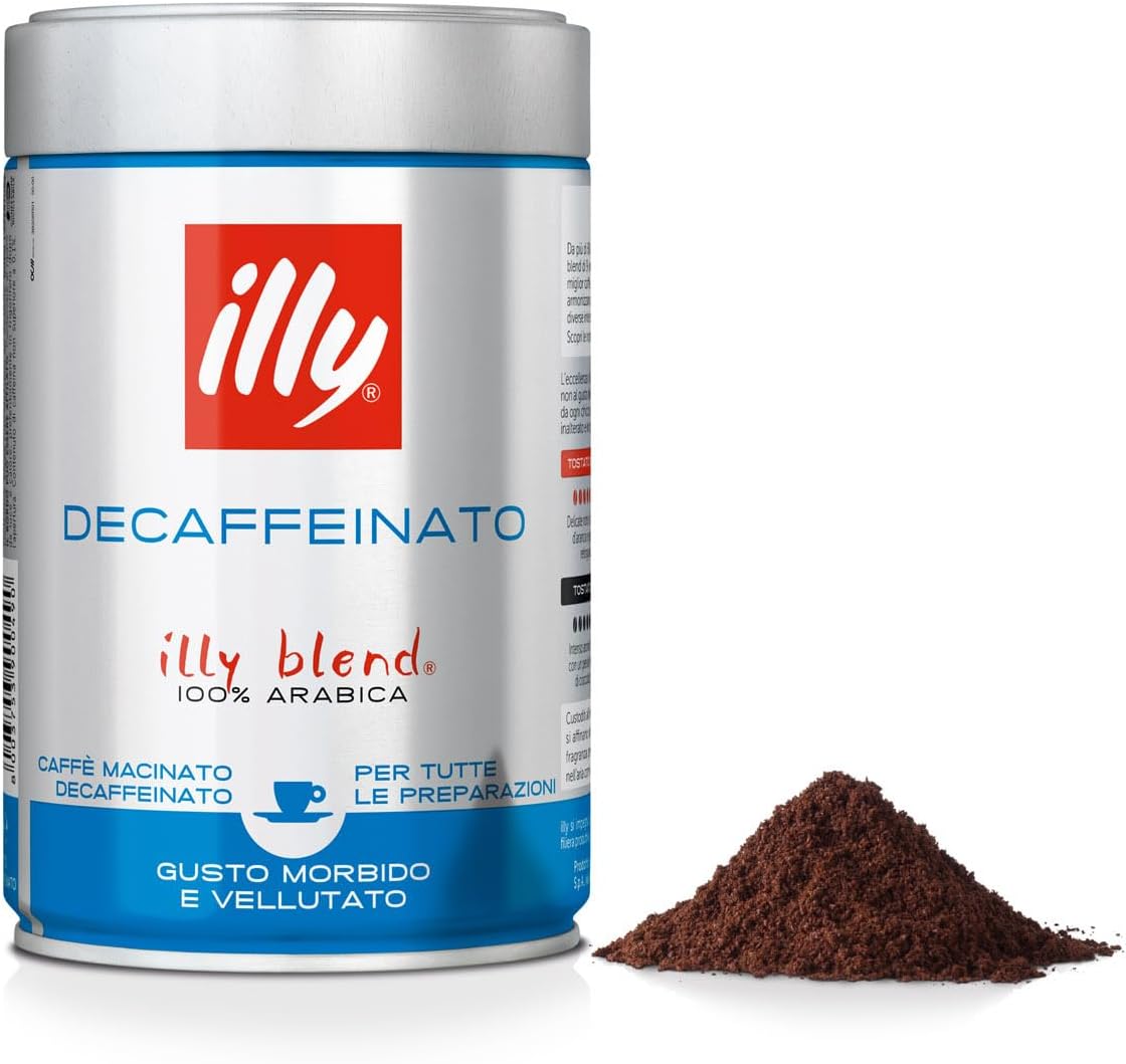 Café Molido Descafeinado Illy Blend 100% Arábica 250 g