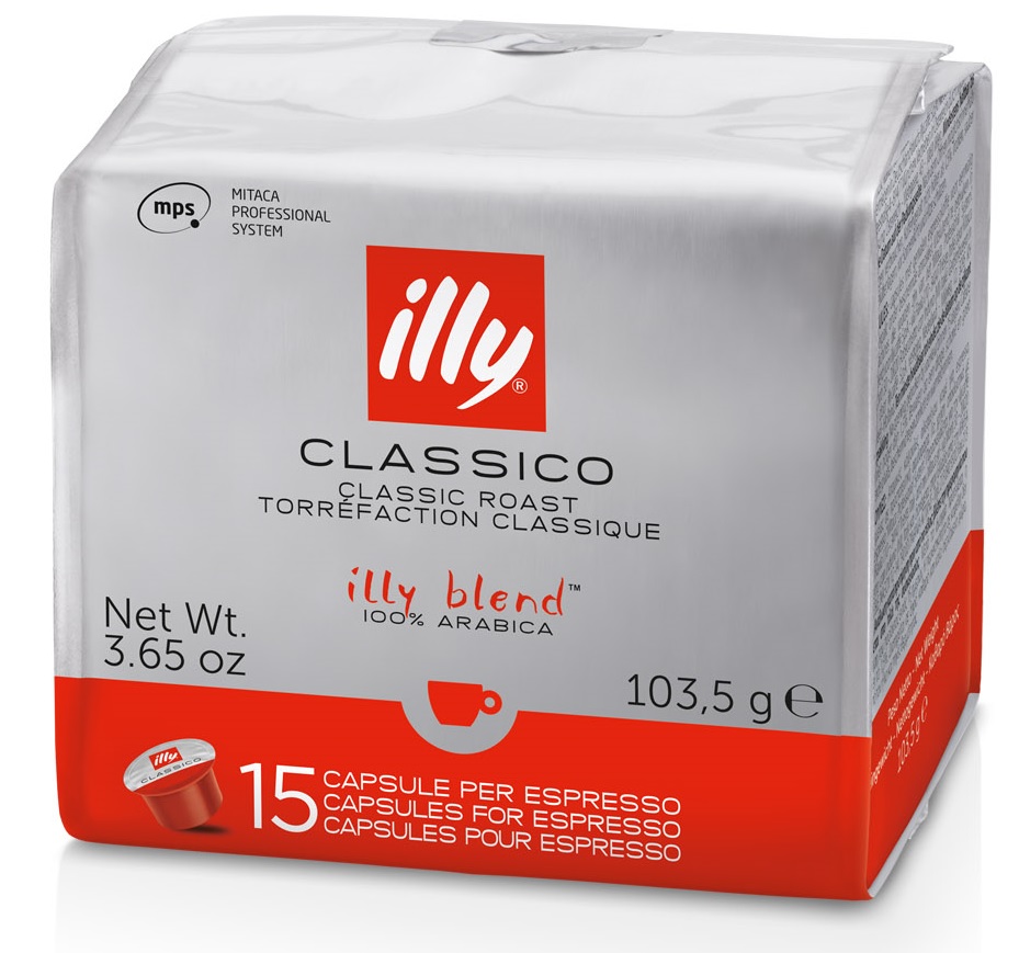 Café Illy MPS Clásico 15 cápsulas