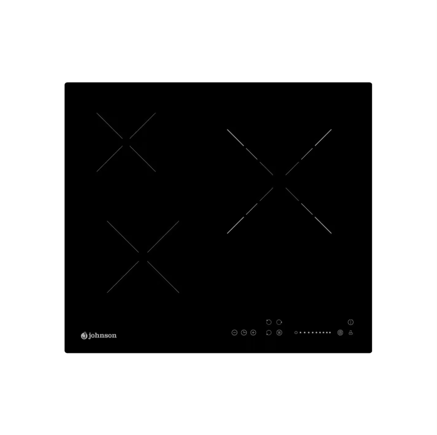 Vitrocerámica 60cm con 3 zonas de cocinado JVICA330