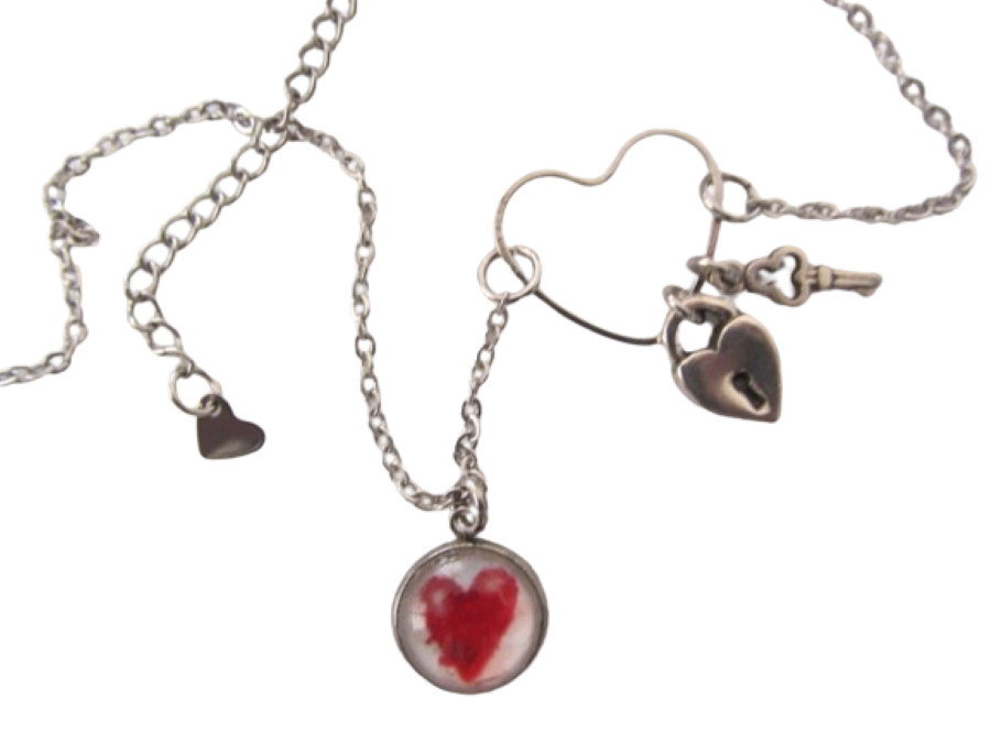 Collar temática corazones