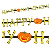 miniatura Guirnalda Happy Halloween 2m 1