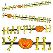 miniatura Guirnalda Happy Halloween 2m 3