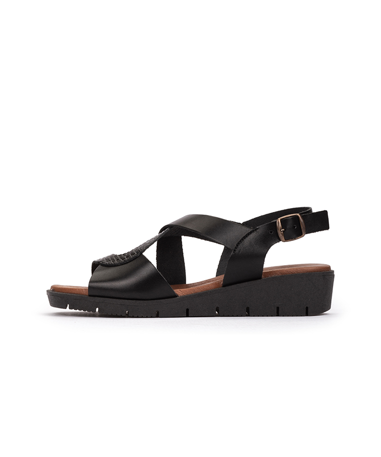 Sandalia de cuña Mujer Modelo Gisela