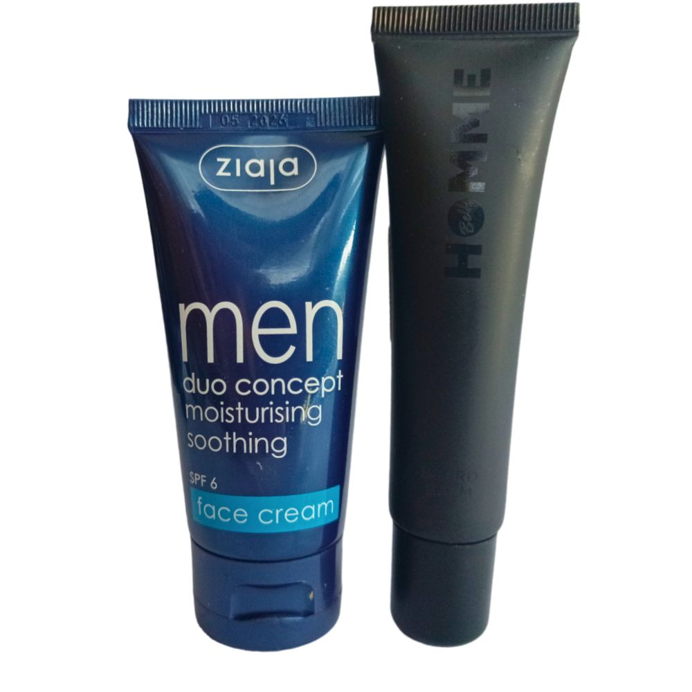 Crema Facial para Hombre + Bálsamo Acondicionador para Barba 1