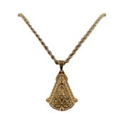 miniatura Cordón con Virgen del Rocío