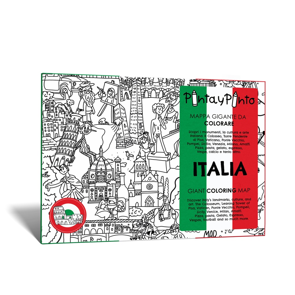 Pinta y Pinto Mapa gigante de Italia
