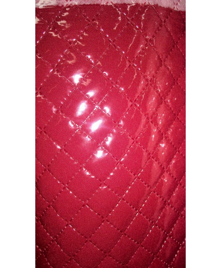 Strech plastificado rojo