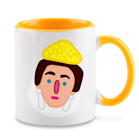 miniatura Taza personalizada de los gigantes y cabezudos de Pamplona: Joshepamunda