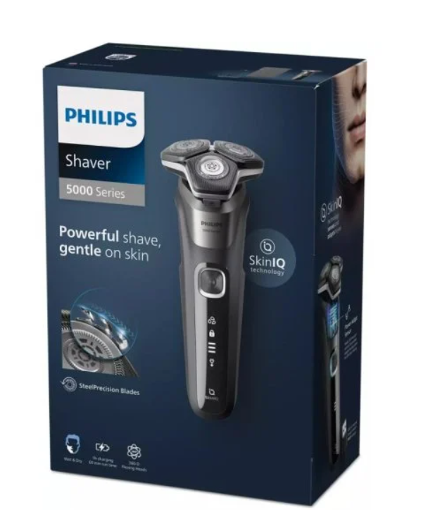 PHILIPS Afeitadora eléctrica con estuche de viaje PHILIPS