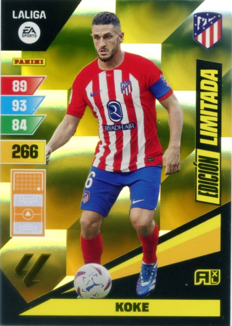 KOKE - Adrenalyn XL 2023 2024 - Edición Limitada - Atlético de Madrid
