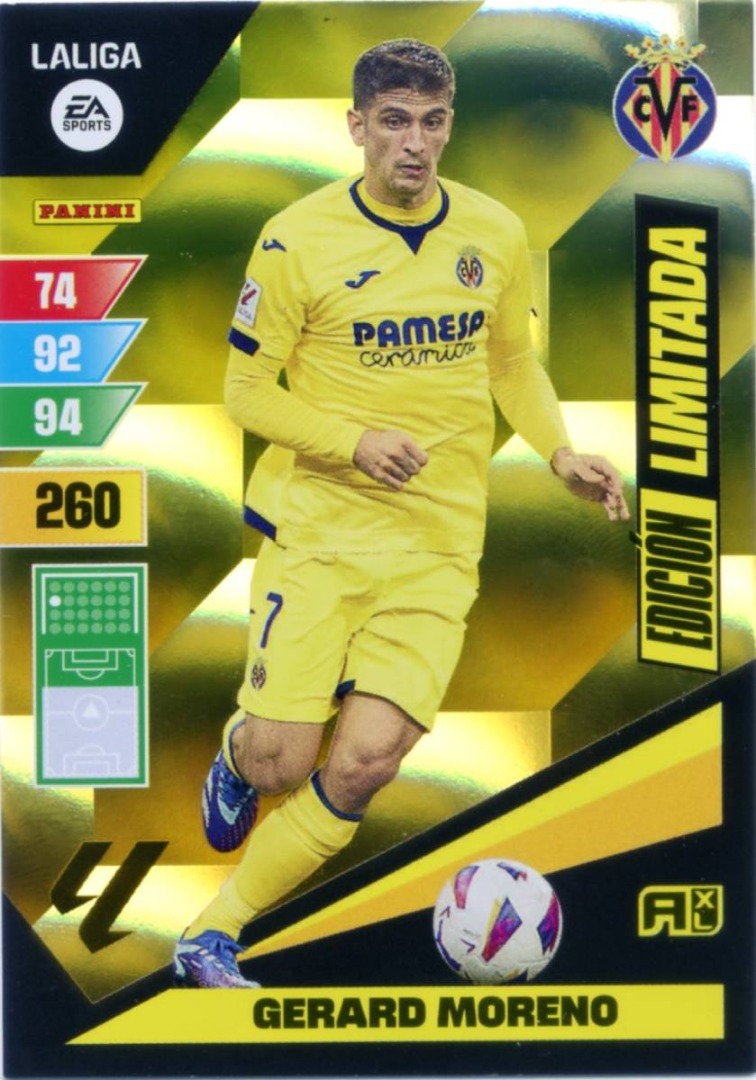 GERARD MORENO - Adrenalyn XL 2023 2024 - Edición Limitada - VILLAREAL