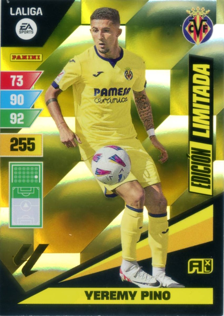 YEREMY PINO - Adrenalyn XL 2023 2024 - Edición Limitada - VILLAREAL