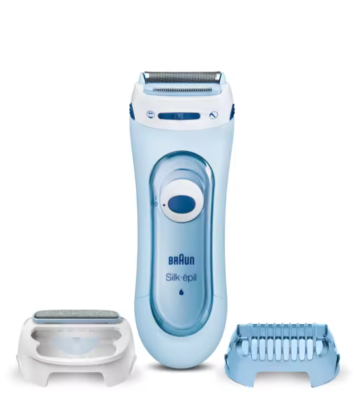 BRAUN Silk-epil LS 5160 - Afeitadora femenina inalámbrica 3 en 1