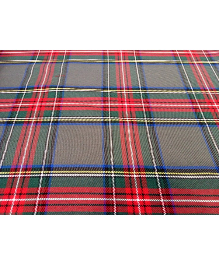 Tela Cuadro escocés y fondo gris marengo