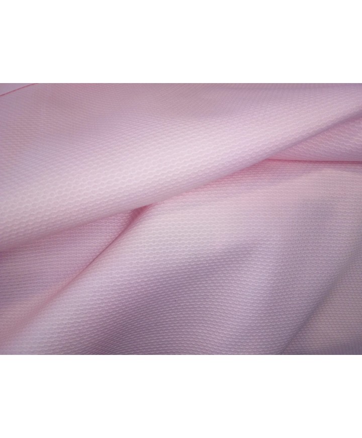 Piqué nido de abeja rosa bebé