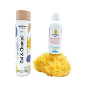 miniatura Pack Regalo Cuidado Bebé - Gel y champú suave para la ducha y un aceite hidratante