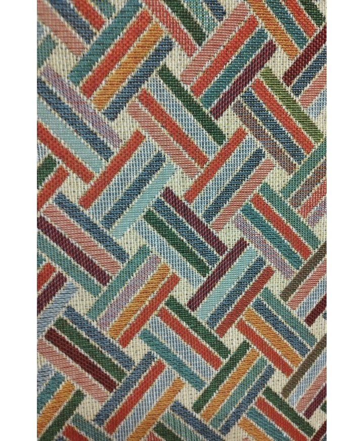 Tela Tapicería rústica entramado