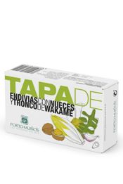 miniatura Tapa de endivias con nueces y tronco de wakame