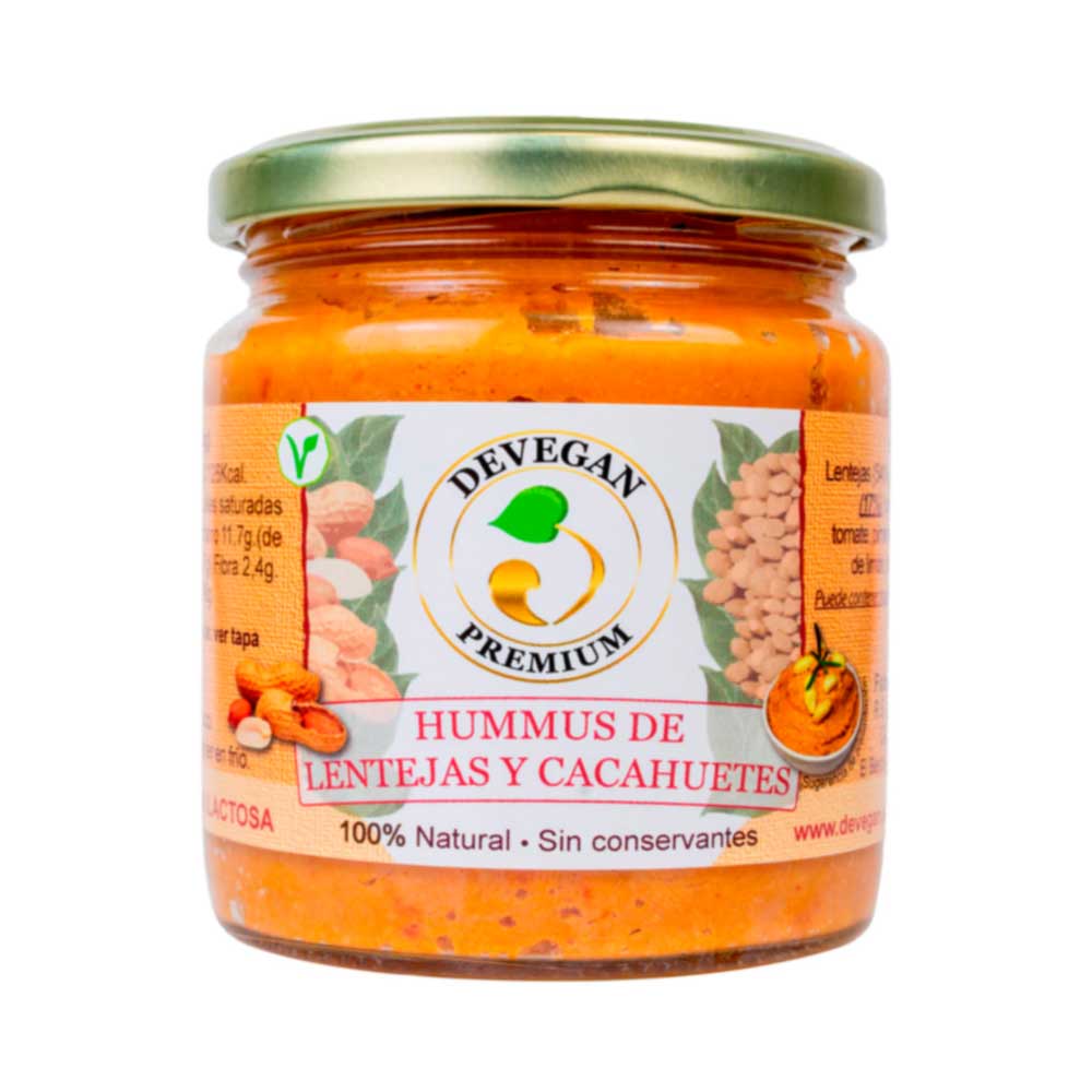 Hummus de Lentejas y Cacahuetes