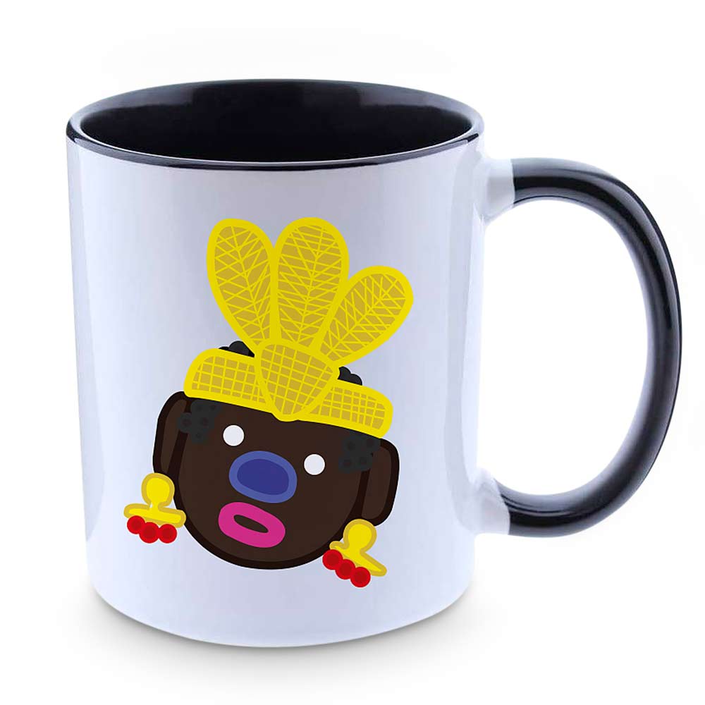 Taza personalizada de los gigantes y cabezudos de Pamplona: Braulia