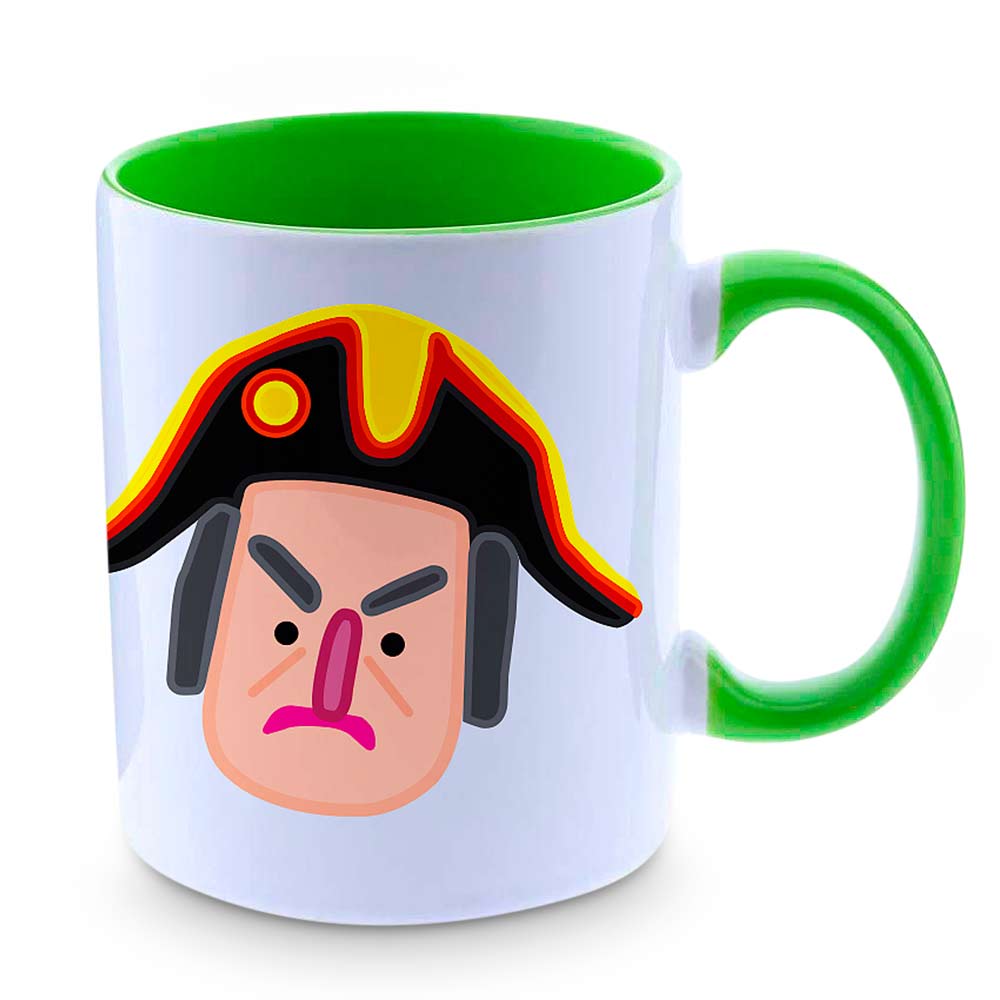 Taza personalizada de los gigantes y cabezudos de Pamplona: Caravinagre