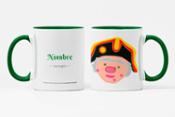 miniatura Taza personalizada de los gigantes y cabezudos de Pamplona: Verrugón