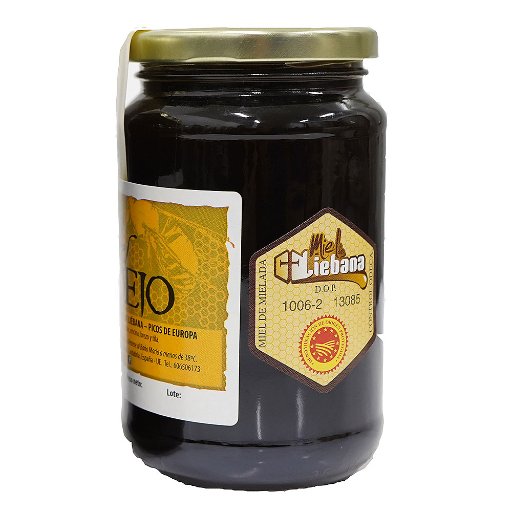 miniatura Tarro de medio kilogramo de miel de bosque Colmenares de Vendejo, miel de Liébana, Cantabria