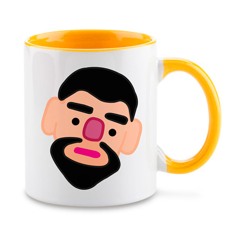 miniatura Taza personalizada de los gigantes y cabezudos de Pamplona: Alcalde