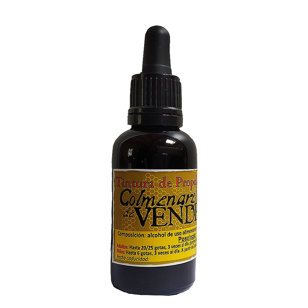 miniatura Tintura de Propóleo de Miel Colmenares de Vendejo – Frasco de 30 ml