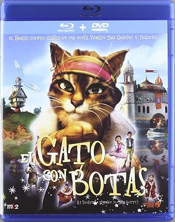 DVDTOTAL Gato con botas (Combo DVD + BR) [Blu-ray] [blu_ray] [2011]