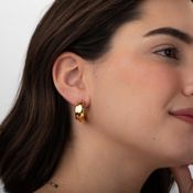 miniatura pendientes de acero, pendientes aros, pendientes de mujer, pendientes de fiesta, pendientes de moda 