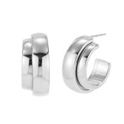 miniatura pendientes de acero, pendientes aros, pendientes de mujer, pendientes de fiesta, pendientes de moda 