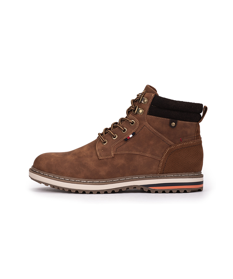 Kartamo Botines Casual Con Cordones Camel Hombre