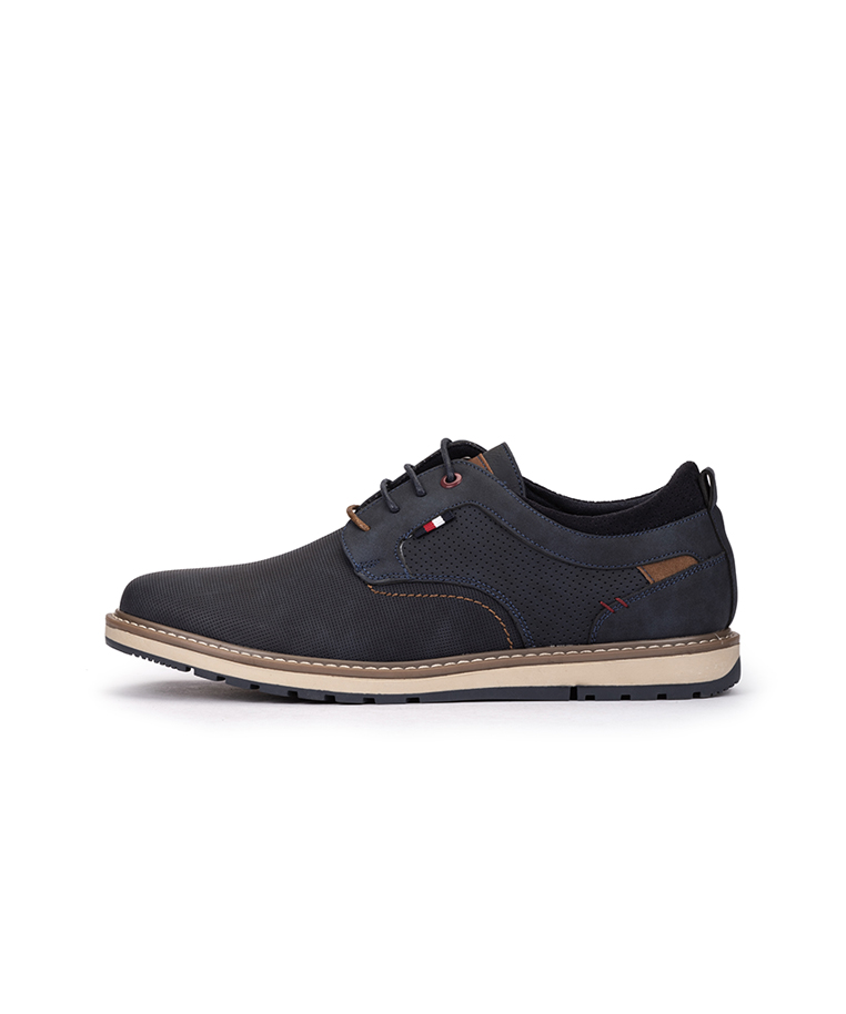 Kartamo Zapatos Casual Con Cordones Marino Hombre