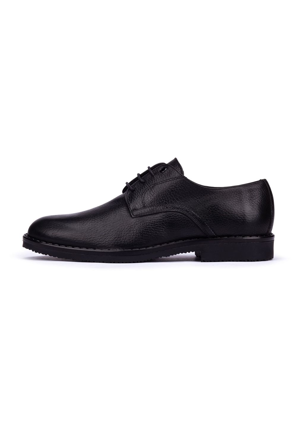 Kartamo Zapatos Casual de Cordones Piel Negro Hombre