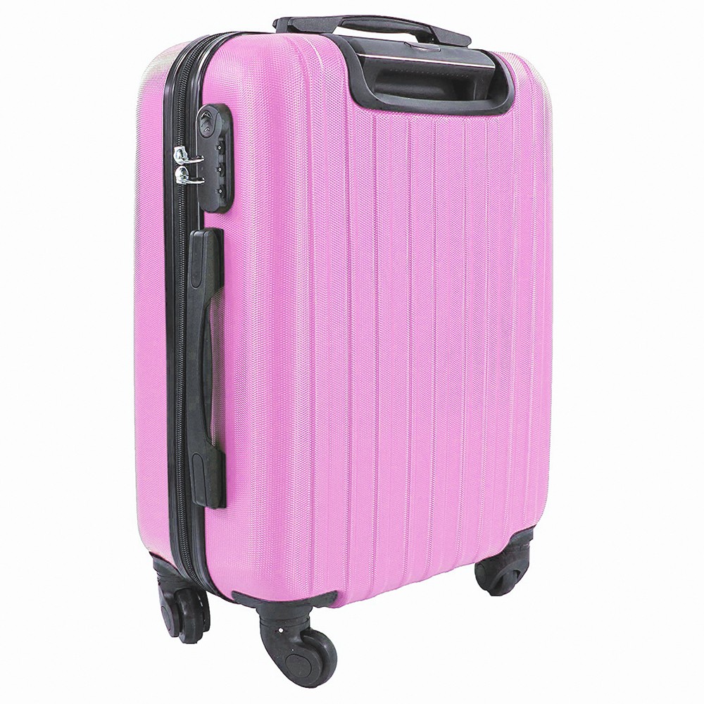 Coshano Maleta de mano equipaje cabina 55x35x20cm 37 Litros de viaje para viajar Rosa