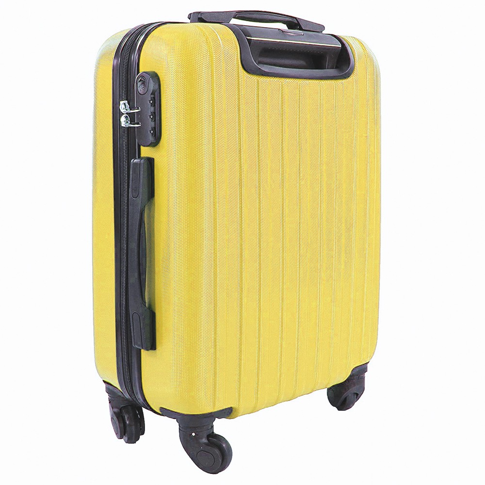 Coshano Maleta pequeña 55x35x20cm 37 litros de viaje equipaje de mano cabina para viajar Amarilla