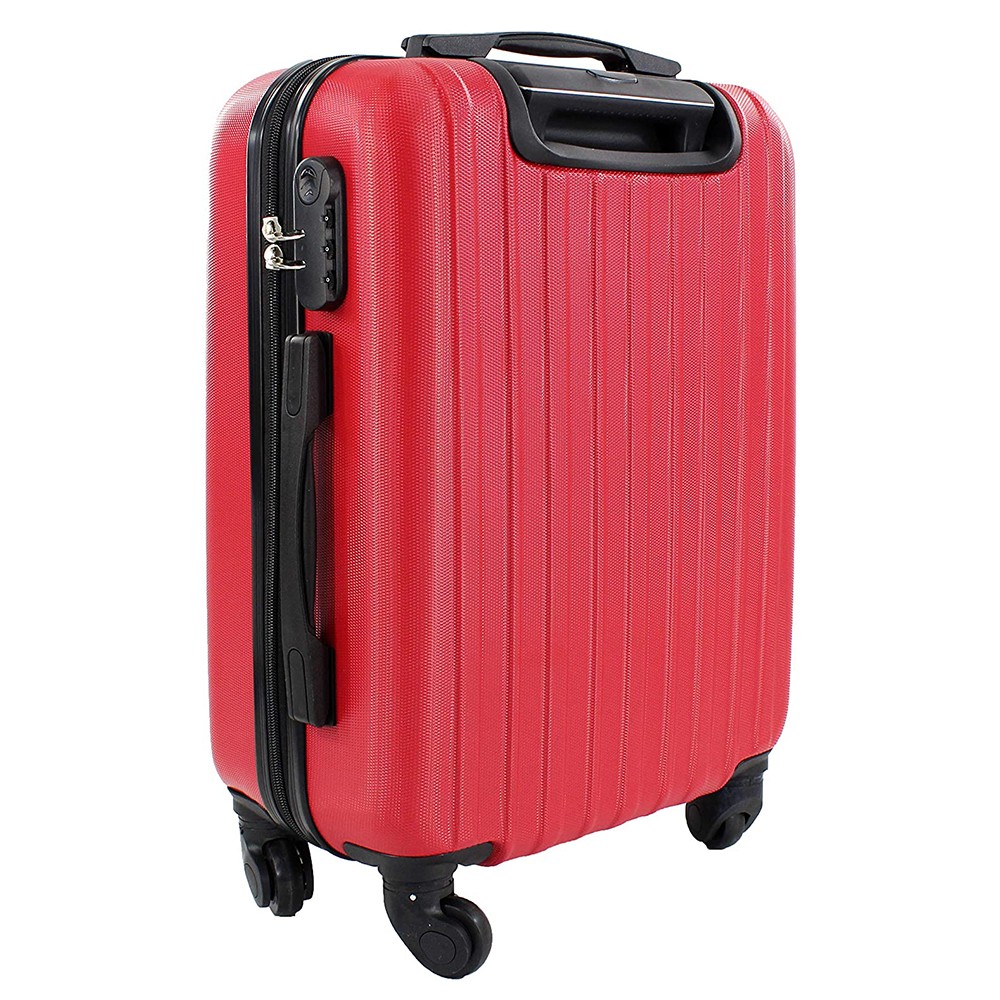 Coshano Maleta pequeña 55x35x20cm 37 litros de viaje equipaje de mano cabina para viajar roja