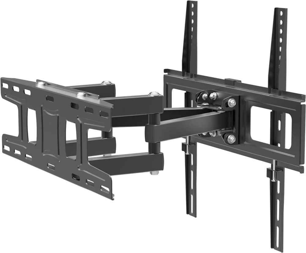 Coshano Soporte de Pared para TV Televisor Giratorio inclinable de 26-65" Pulgadas, Universal Doble Brazo 40kg
