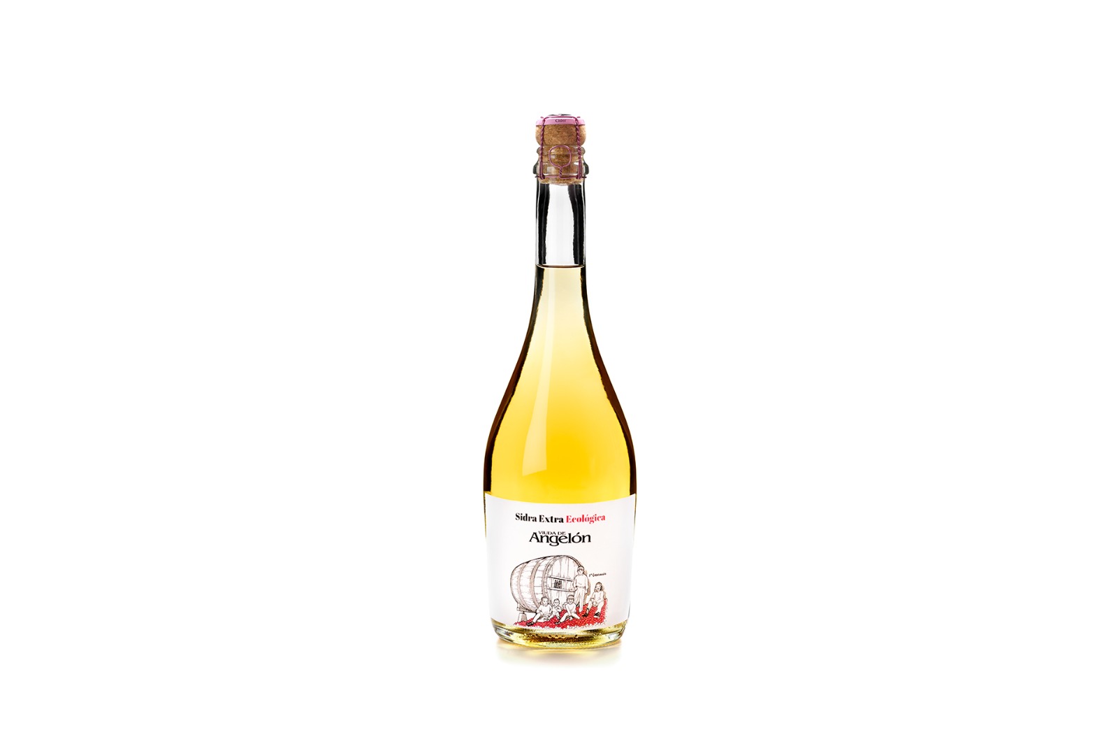 Sidra Extra Ecológica Vda. de Angelón - Caja de 6 botellas