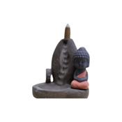 miniatura Fuente incienso cascada con buda en color rojo para el hogar. Fuentes de humo