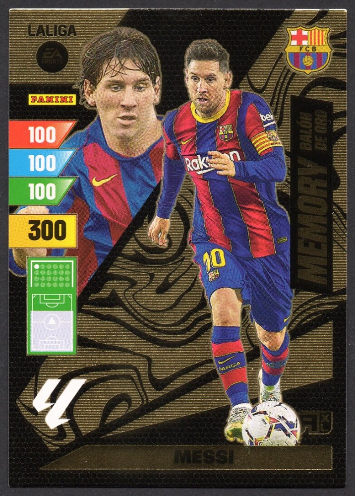 Lionel Messi Balon de oro Memory FC Barcelona cromo Adrenalyn XL 2023 2024 La liga 23/24