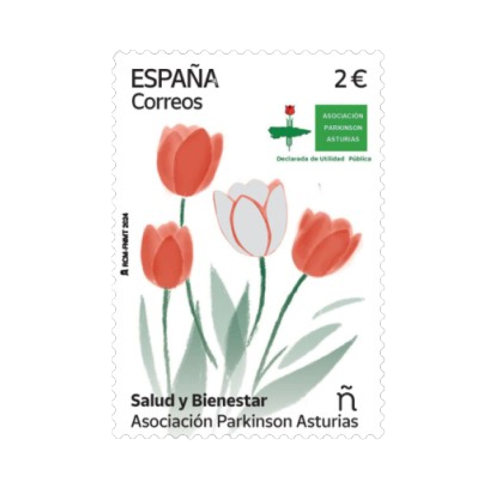 Sello Asociación Parkinson Asturias