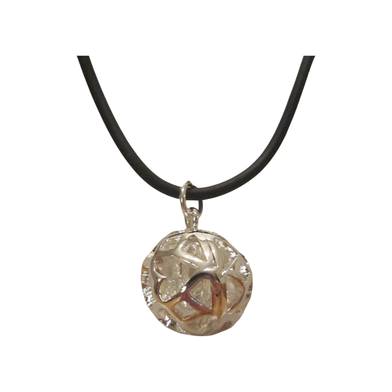 Colgante Llamador de Ángeles con cascabel mini de corazones - 15 mm diámetro