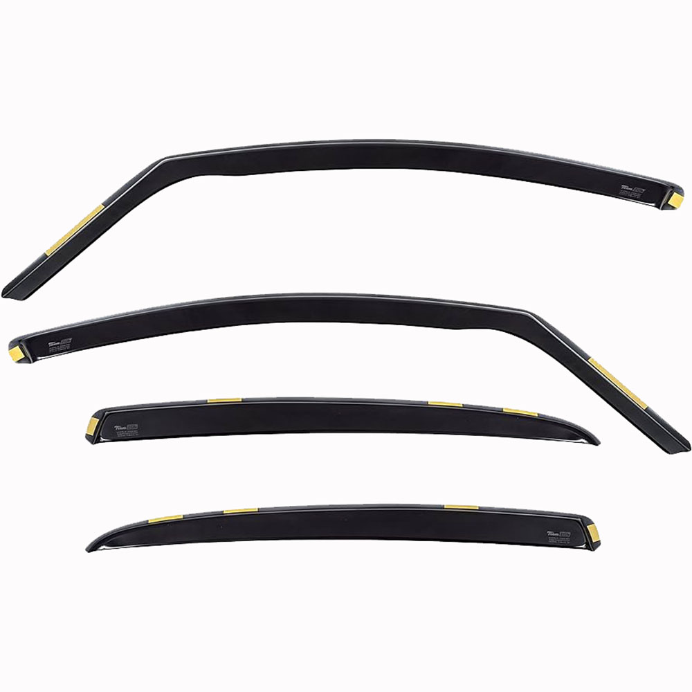 Car Lux 1 kit de deflectores de aire de ventanilla delanteros y traseros para MERCEDES GLC desde 2016 hasta 2022