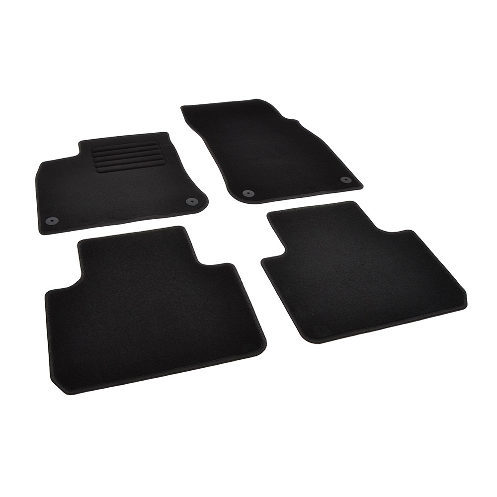 Car Lux Alfombras alfombrillas a medida en moqueta velour para Volkswagen Touareg III desde 2018