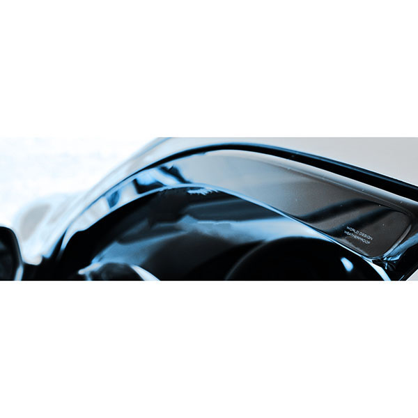 Car Lux 1 kit Deflectores de ventanilla de aire delanteros a medida para FIAT Doblò desde 2023