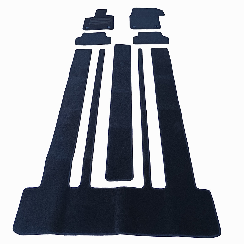 Car Lux Alfombras alfombrillas de moqueta velour a medida para VW T7 Multivan a partir de 2021