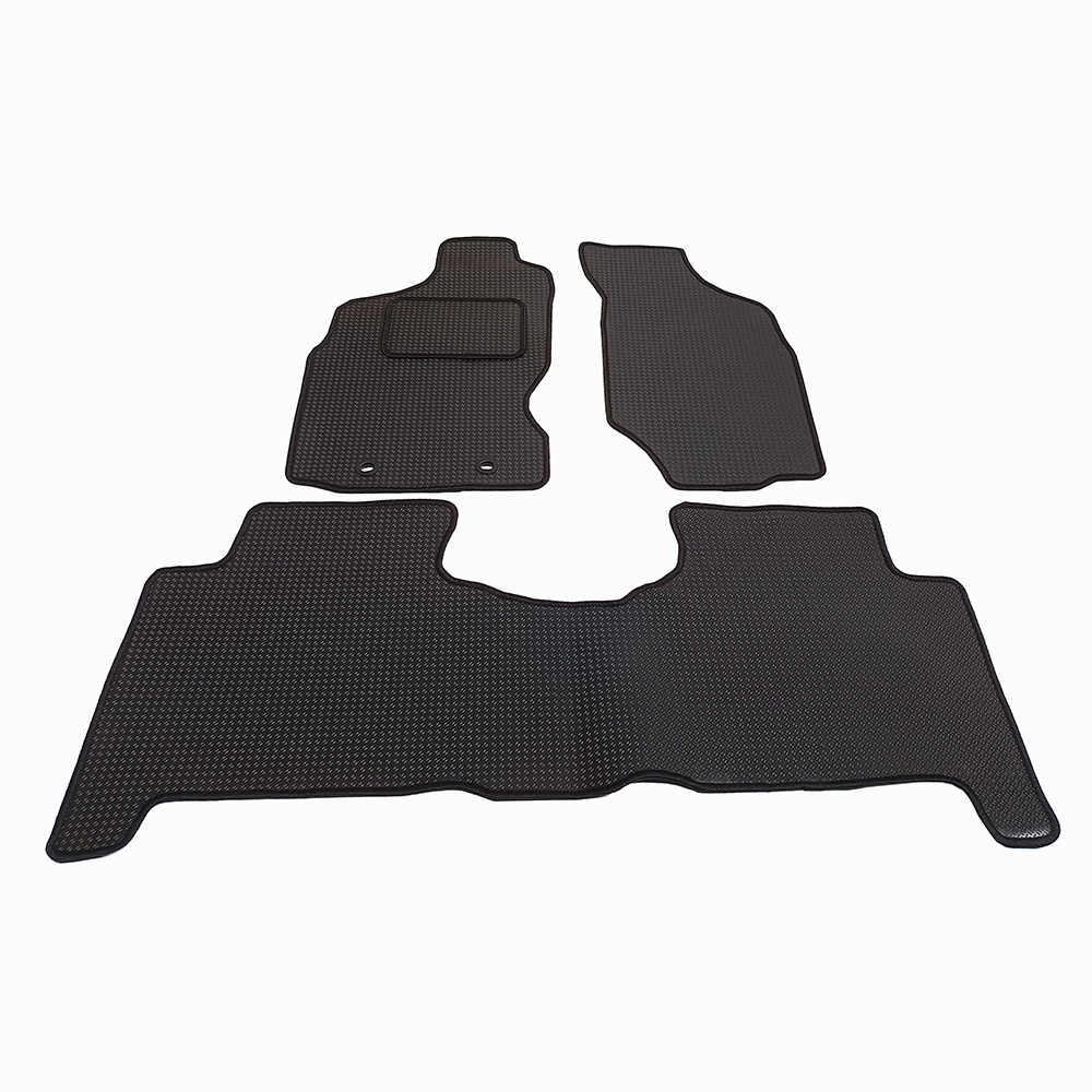 Car Lux Alfombras Alfombrillas a medida en goma plástica para Nissan Terrano II largo